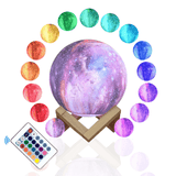 Luminária Lua 3D com controle - Planet Lamp™