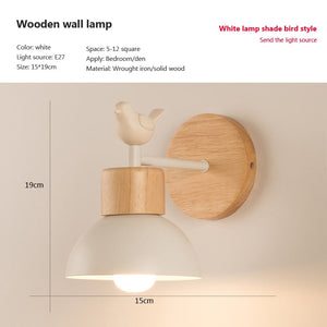Luminária de parede criativa para Iluminação Home Decor - Arandela Pássaro