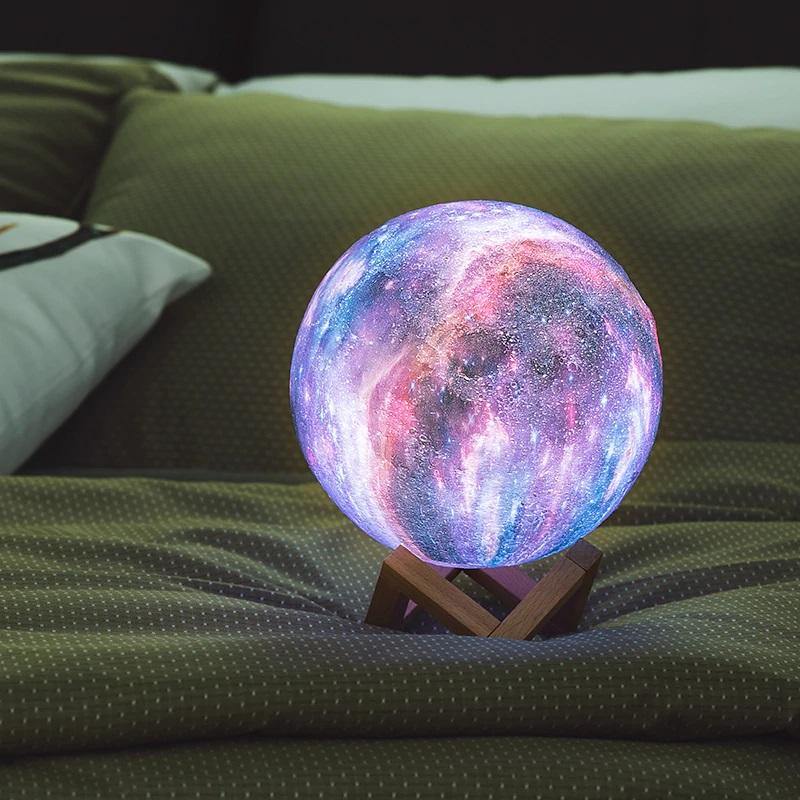 Luminária Lua 3D com controle - Planet Lamp™