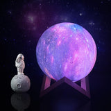 Luminária Lua 3D com controle - Planet Lamp™